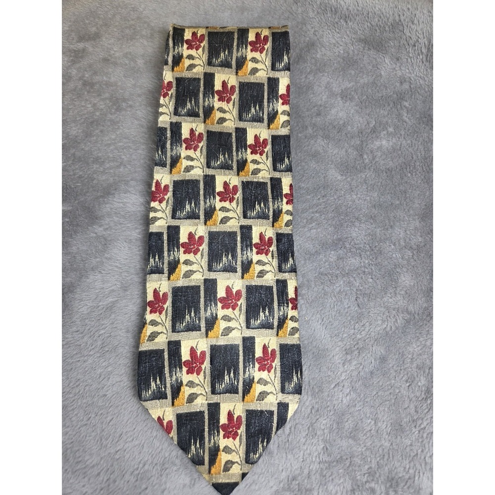 Retro Principe Men's Neck Tie Geometric Floral‎ Silk 3.75/58